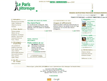 Tablet Screenshot of paris-pittoresque.com